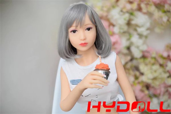 125cm Tiny Tits Small Petite Sex Dolls-Grey Hair